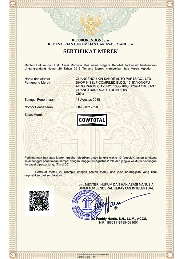 REGISTRATION CERTIFICATE2