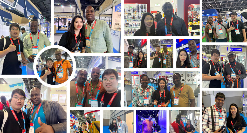 COWTOTAL team poses for a group photo with business partners from various countries.