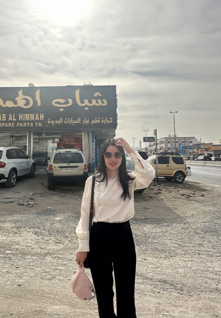 Linda in Sharjah (picture)