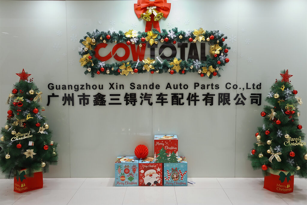 cowtotal office christmas decoration front desk