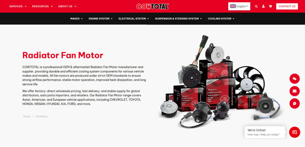 Motor Kipas Radiator