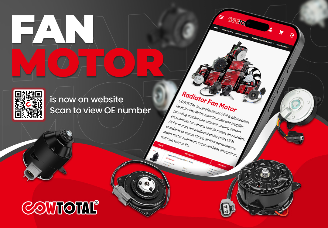 Katalog Motor Kipas Radiator Diperbarui secara online