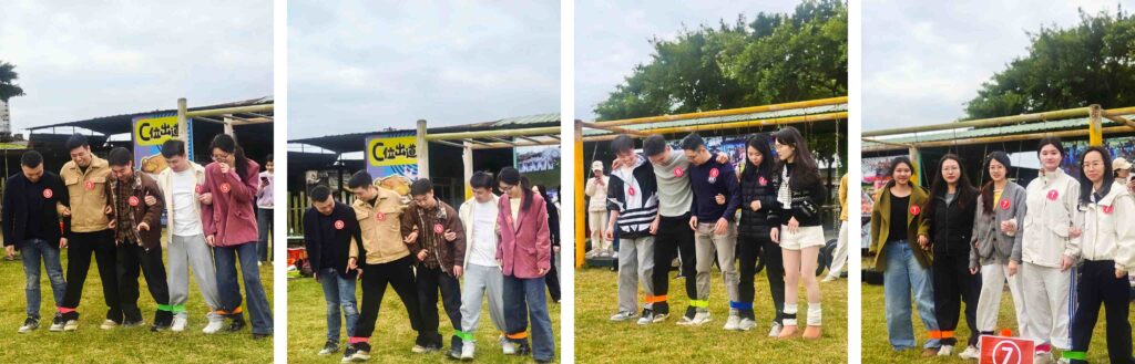 Fun & Focus Collaborative games during the team building session.