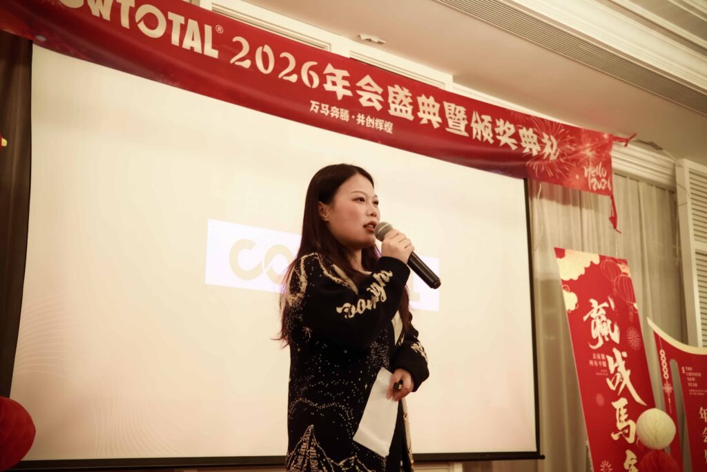 Leadership Vision Rebecca delivering the 2026 strategic keynote address.