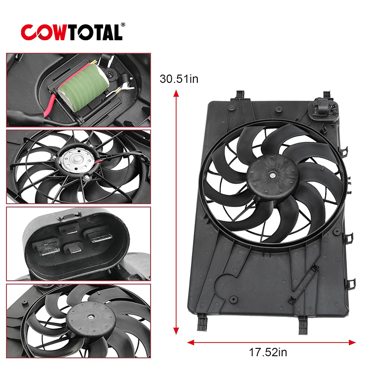 Cooling Fan Assembly 13360890 For Chevrolet Opel (4)