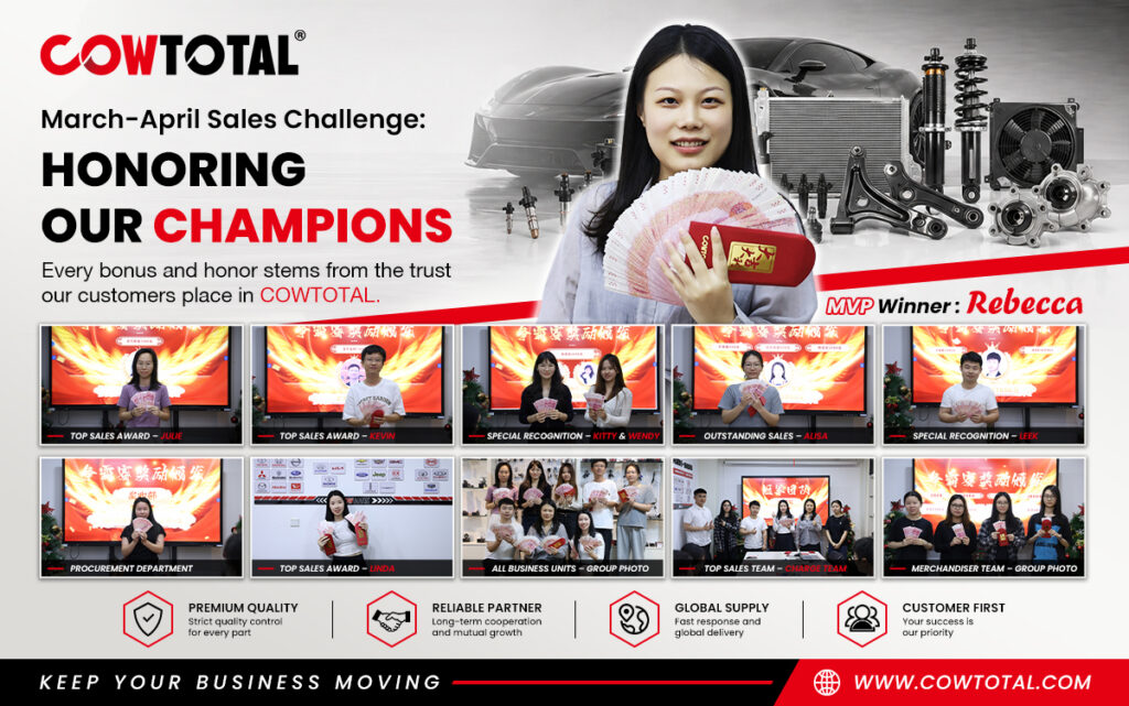 COWTOTAL 2026 Sales Challenge Honor Roll